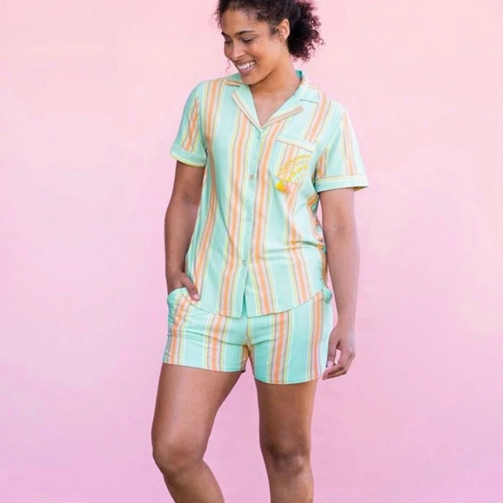 Matilda Jane Goodnight Stripes Pajama Set